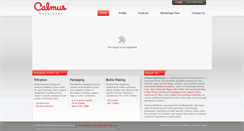 Desktop Screenshot of calmusmachinery.com